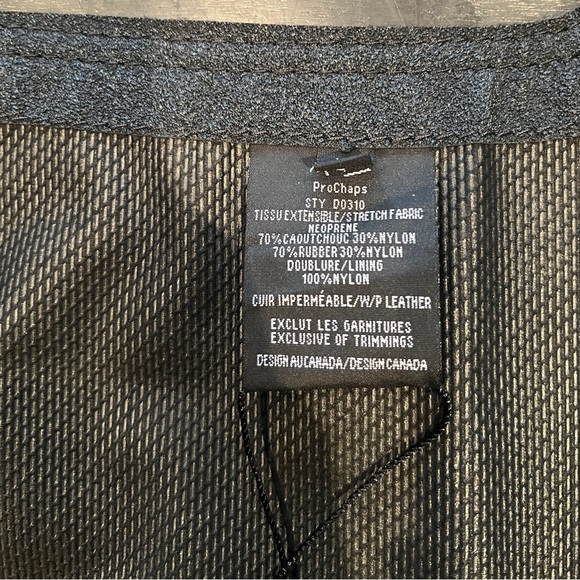 NWT* ProChaps The Fit half chaps black 18” length, XL Calf (see size chart) - Picture 11 of 16